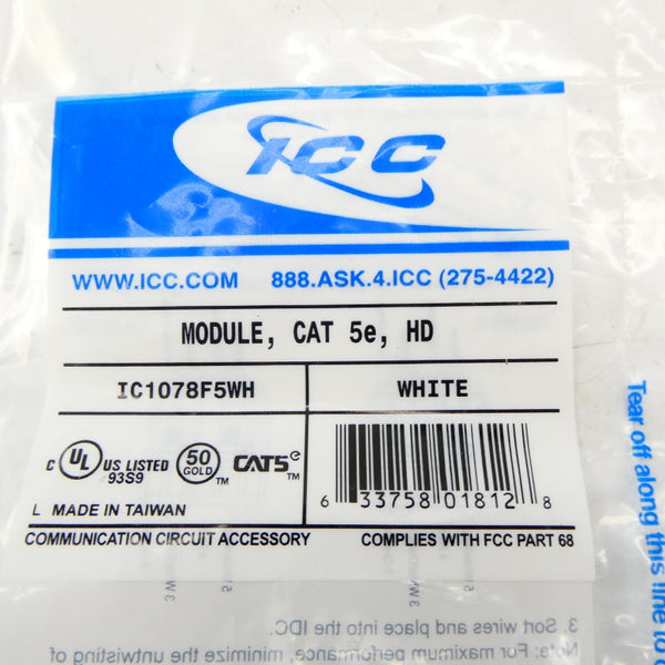 ICC IC1078F5WH NSMP