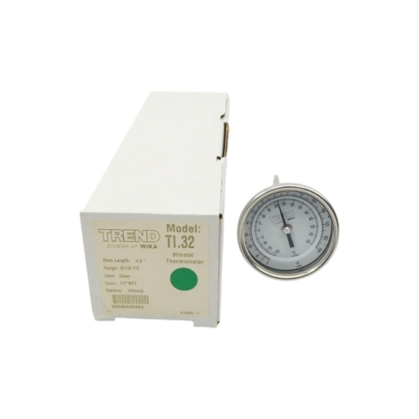 WIKA 32040A004G4 TI.32 0/140'F/'C 4.0" NSMP