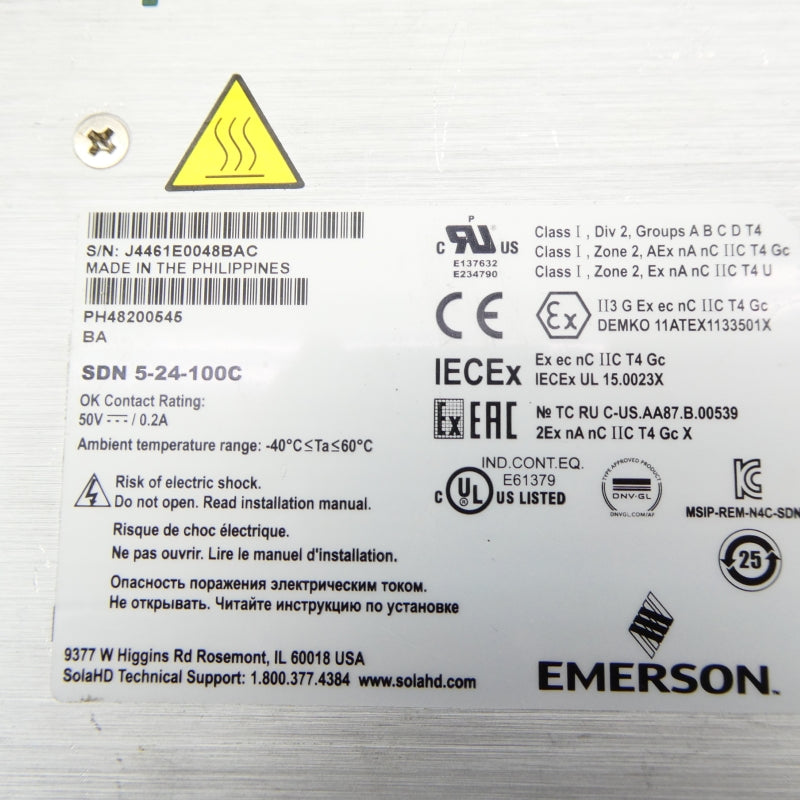 SOLA SDN 5-24-100C 100-240V 2A NSNP