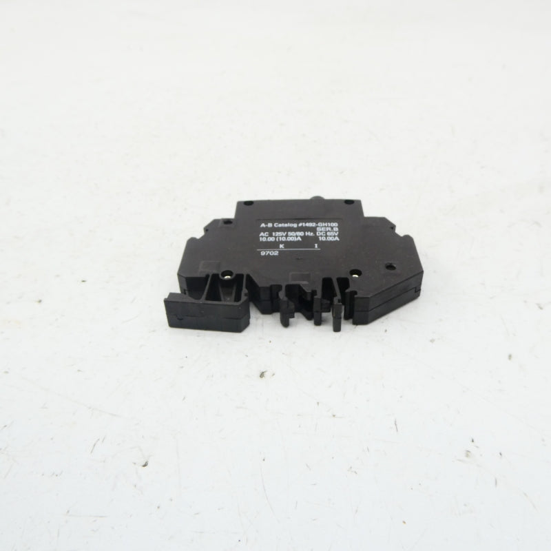 ALLEN BRADLEY 1492-GH100 SER. B 125VAC 10.0A (GY/BL) NSMP