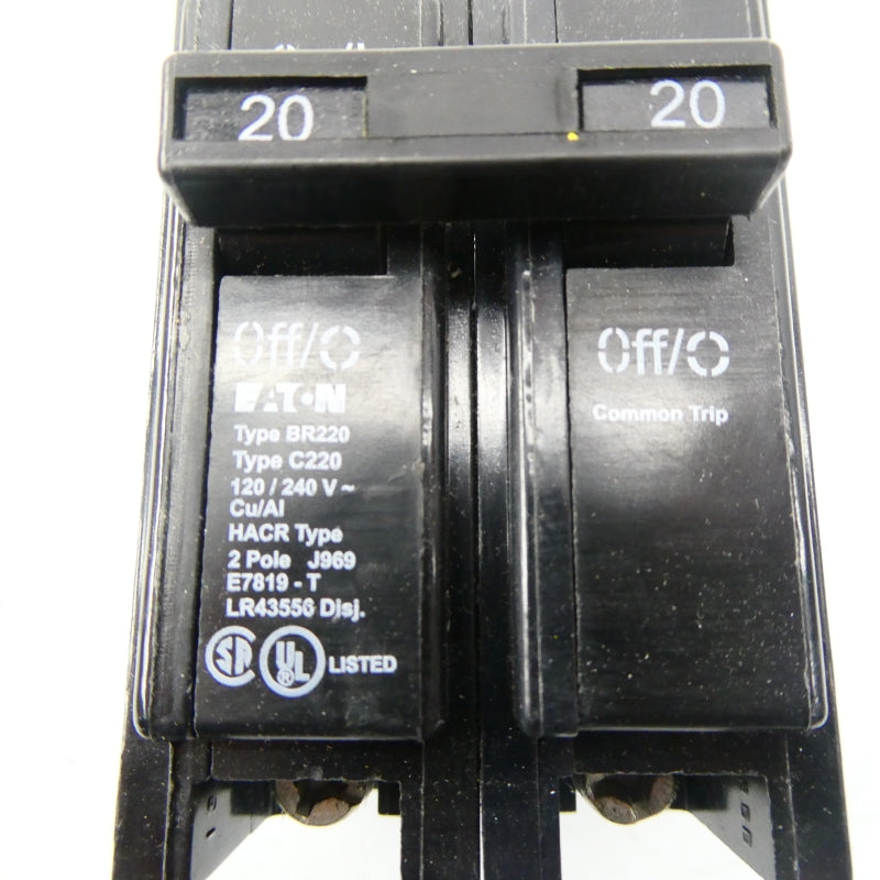 EATON BR220 120/240V 20A (PKG OF 2) NSMP