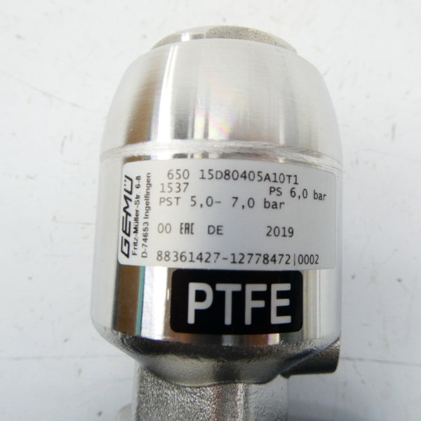 GEMU 650 15D80405A10T1 1537 NSNP
