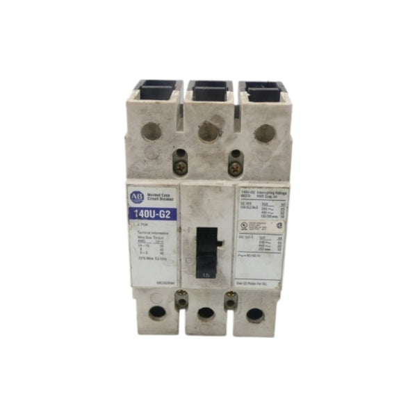 ALLEN BRADLEY 140U-G2 480V 15A NSNP