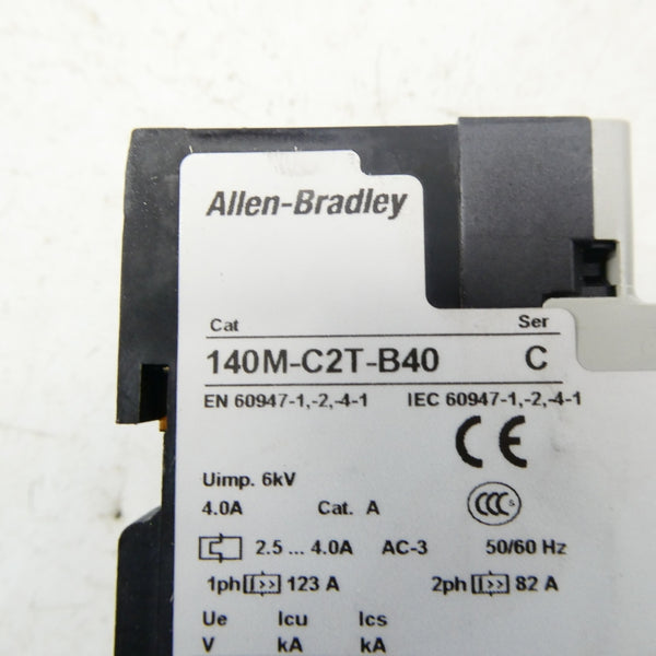 ALLEN BRADLEY 140M-C2T-B40 SER. C 2.5-4.0A (WH) NSMP