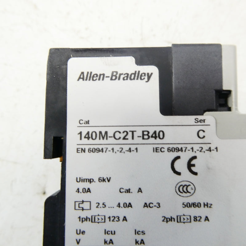 ALLEN BRADLEY 140M-C2T-B40 SER. C 2.5-4.0A (WH) NSMP
