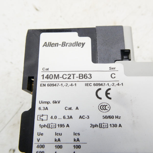 ALLEN BRADLEY 140M-C2T-B63 SER. C 4.0-6.3A NSMP