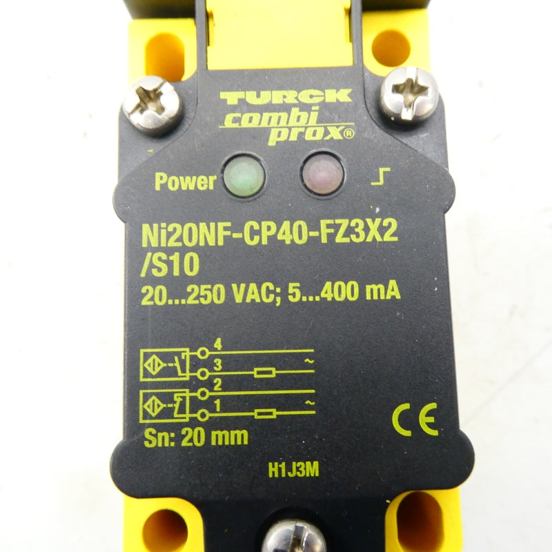 TURCK NI20NF-CP40-FZ3X2/S10 20-250VAC NSNP