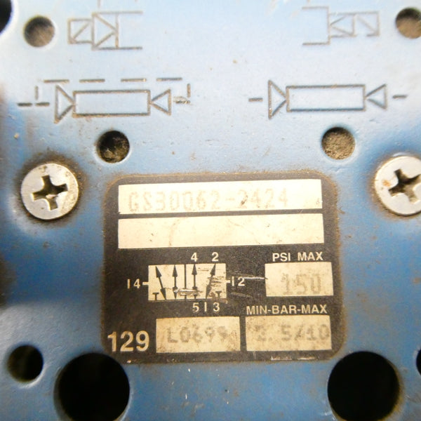 REXROTH GS30062-2424 120VAC 150PSI NSNP