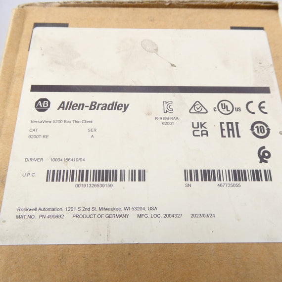 ALLEN BRADLEY 6200T-RE SER. A NSFS