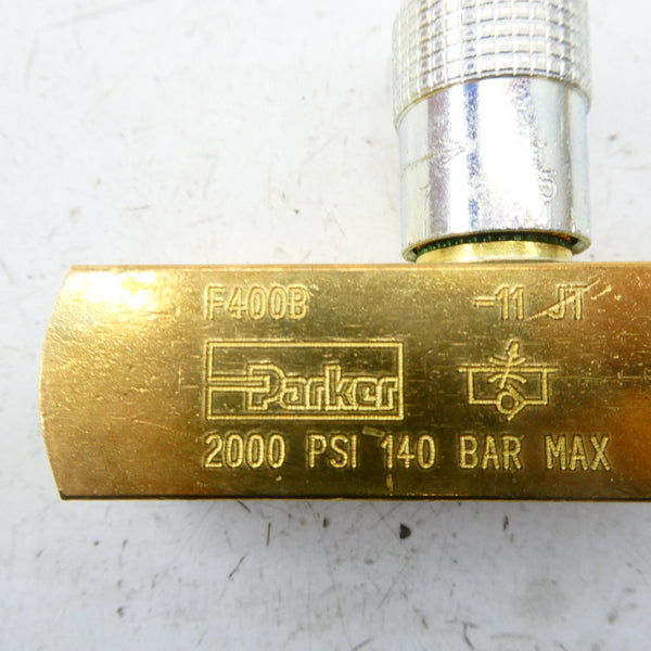 PARKER F400B-11JT 2000PSI NSNP