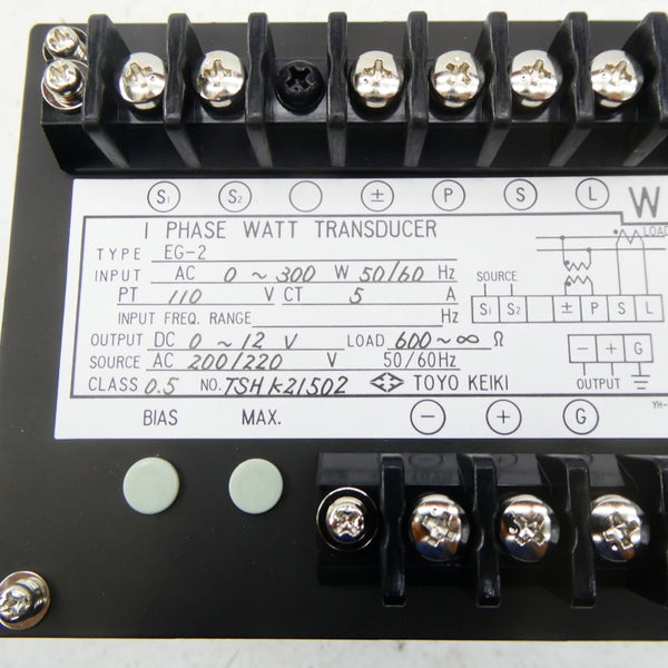 TOYO KEIKI EG-2 200/220VAC NSNP