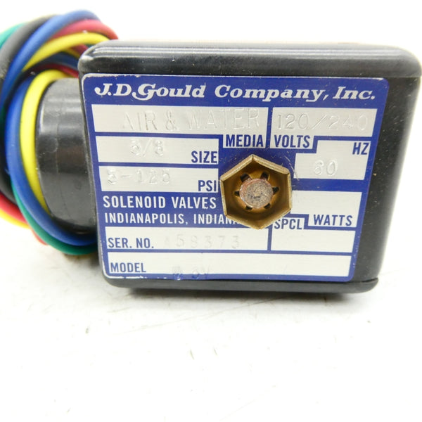 JD GOULD M-3V 120/240V 5-125PSI 3/8" NSMP