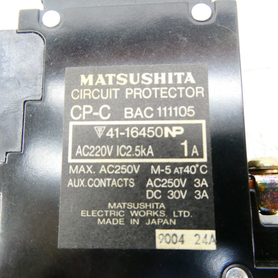 MATSUSHITA BAC111105 220VAC 5A NSMP