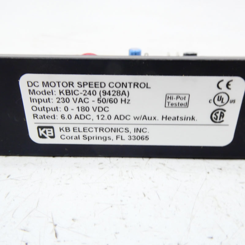 KB ELECTRONICS KBIC-240 9428A 230VAC NSMP