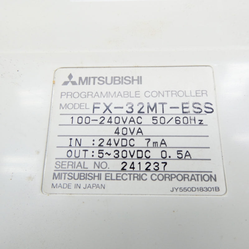 MITSUBISI FX-32MT-ESS 100-240VAC NSNP