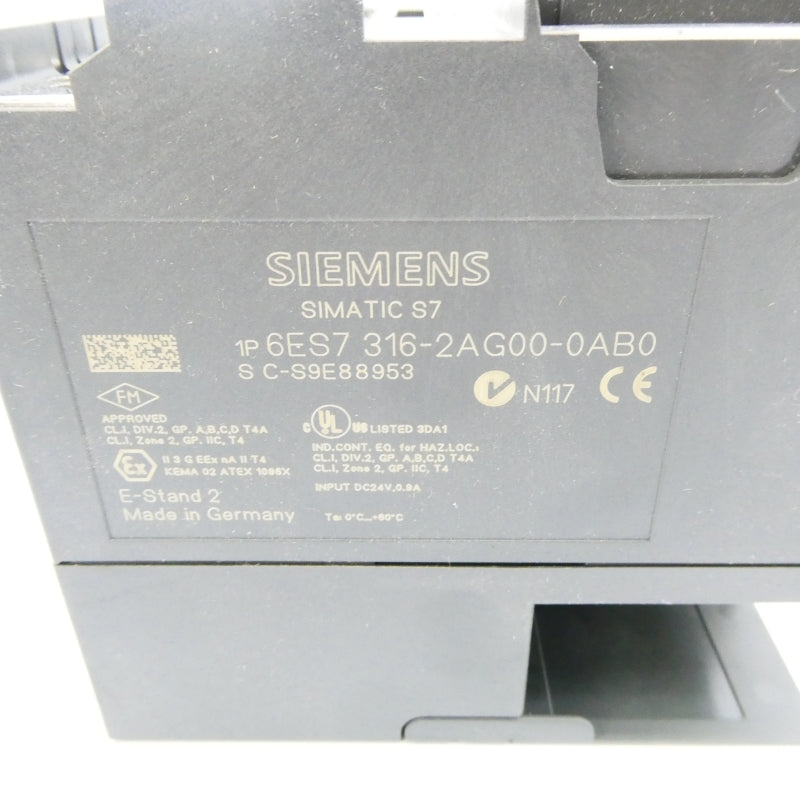 SIEMENS 6ES7316-2AG00-0AB0 NSNP