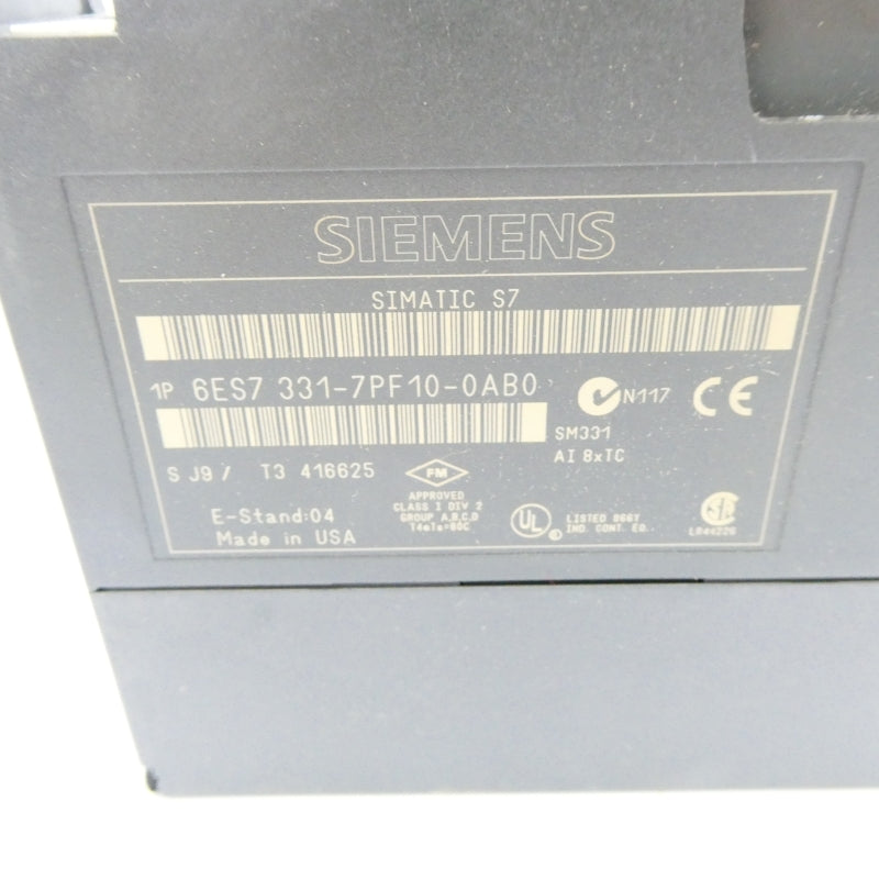 SIEMENS 6ES7331-7PF10-0AB0 NSMP