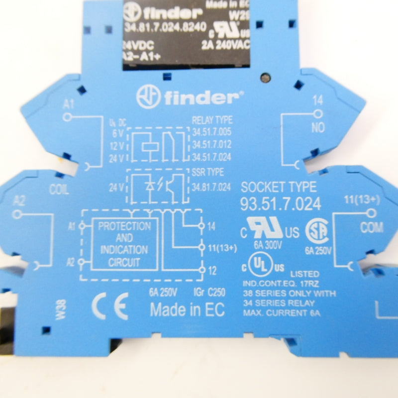 FINDER 93.51.7.024 24VDC 6A NSNP