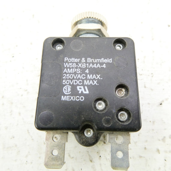 POTTER & BRUMFIELD W58-XB1A4A-4 250VAC 4A NSNP