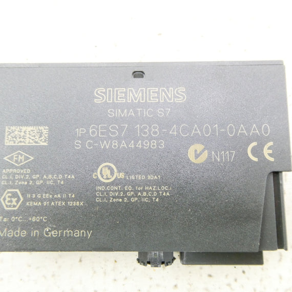 SIEMENS 6ES7138-4CA01-0AA0 NSMP