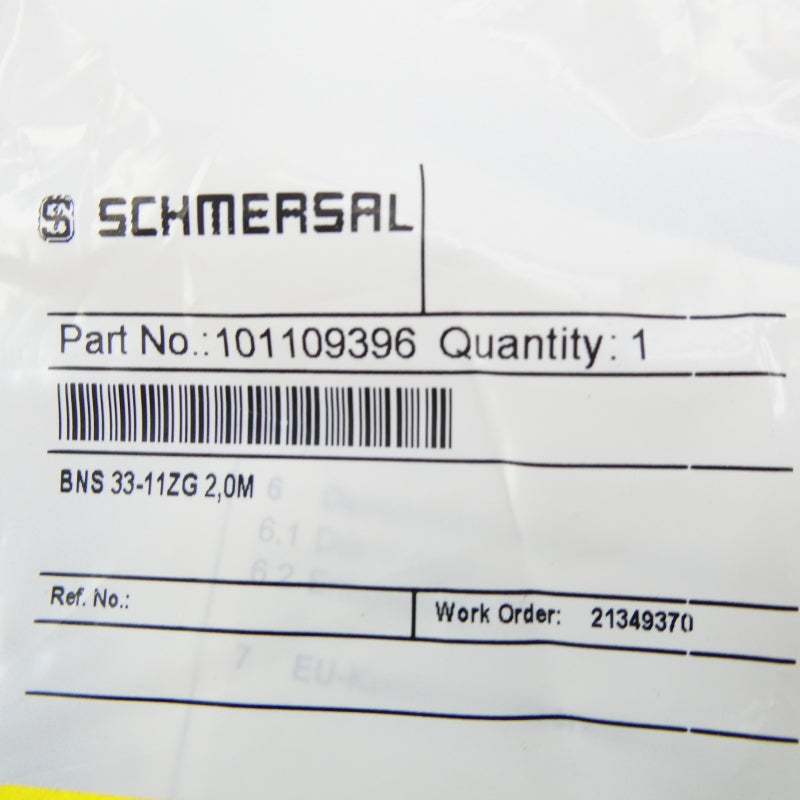 SCHMERSAL 101109396 BNS33-11ZG2.0M NSMP