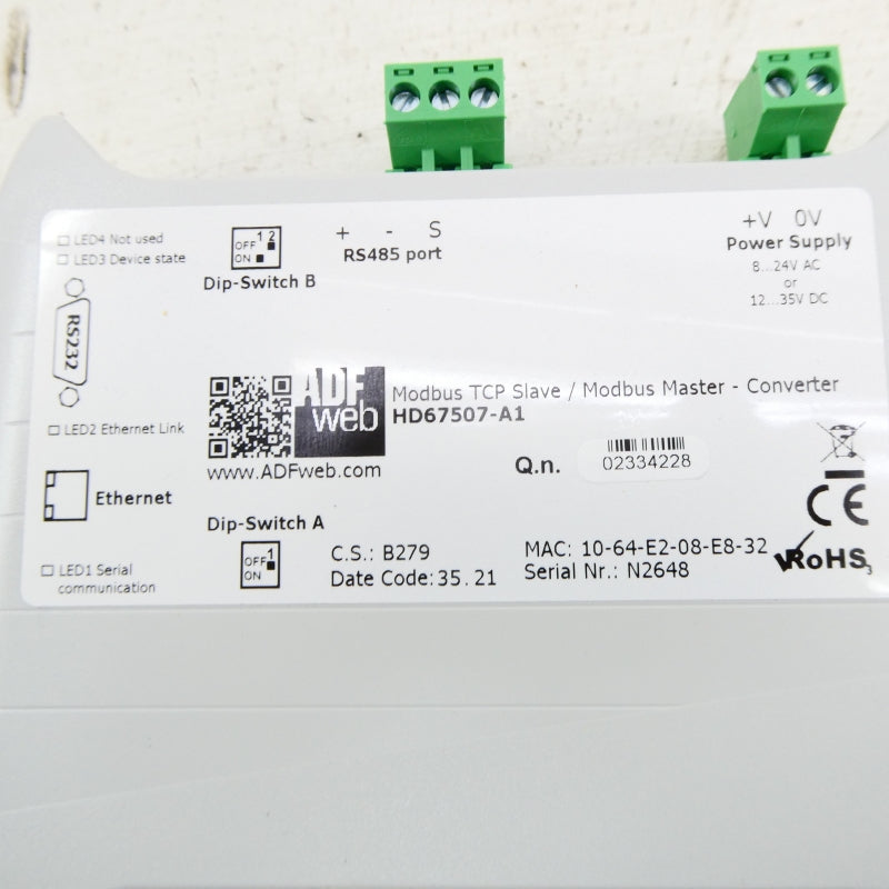 ADF WEB HD67507-A1 8-24VAC NSMP