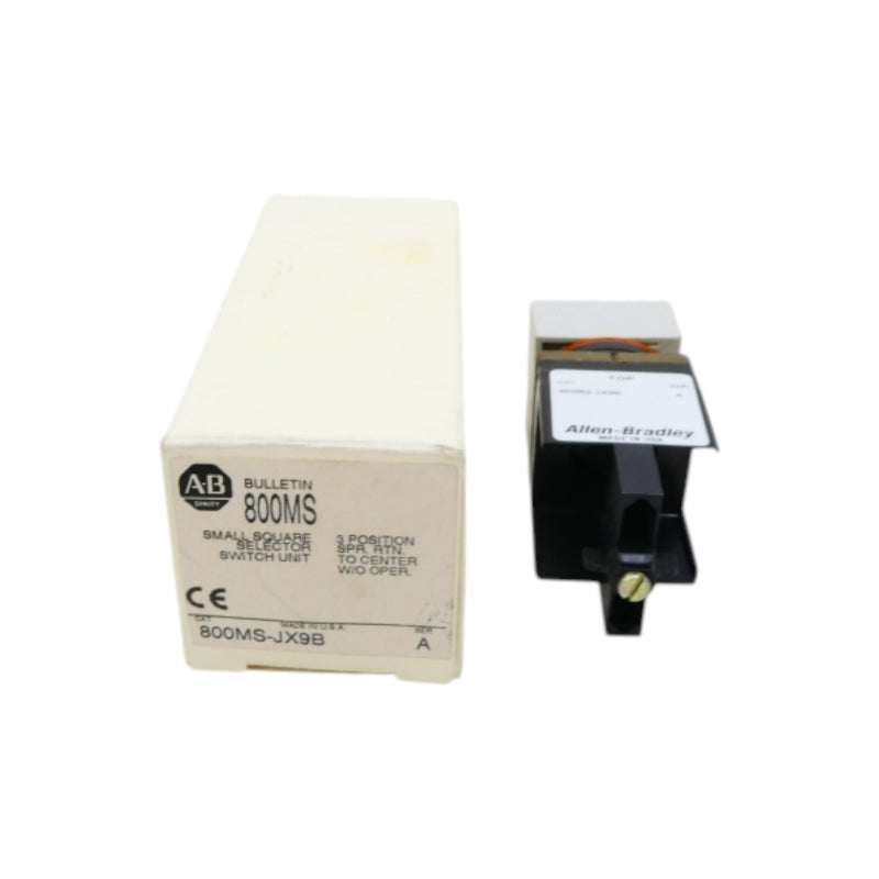 ALLEN BRADLEY 800MS-JX9B SER. A (WH) NSMP