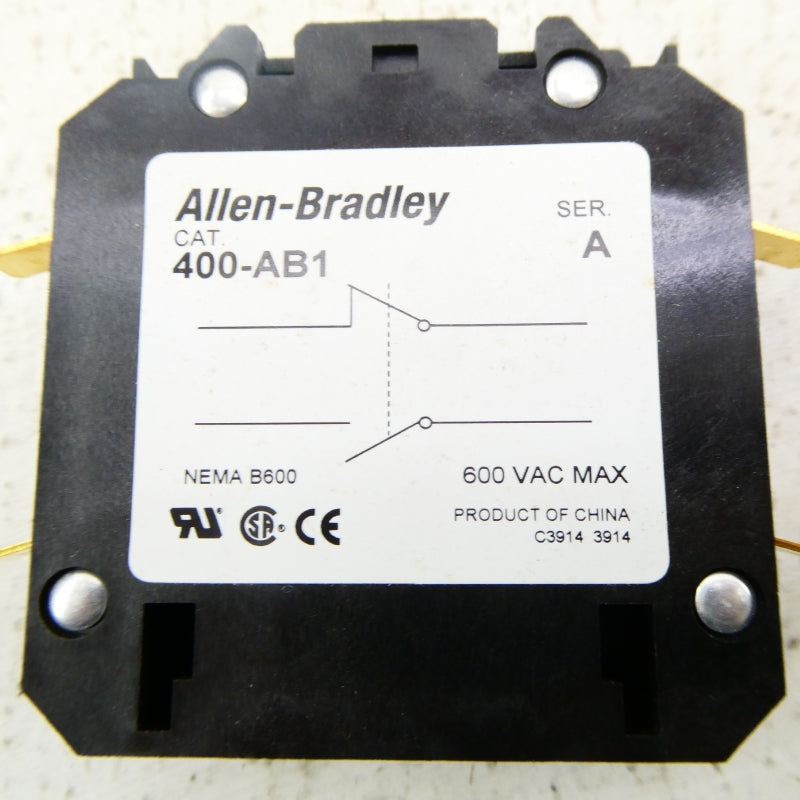 ALLEN BRADLEY 400-AB1 SER. A 600VAC NSNP