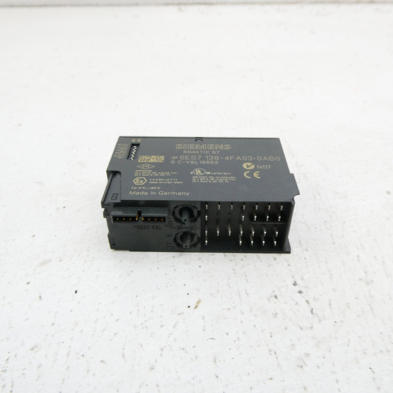 SIEMENS 6ES7138-4FA03-0AB0 24VDC NSNP