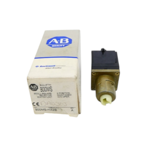 ALLEN BRADLEY 800MS-HX2B SER. A (AS PICTURED) (GY/BL) NSMP
