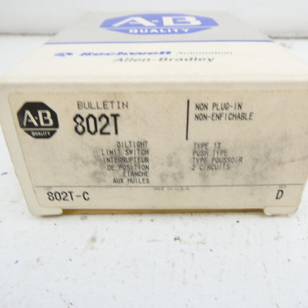 ALLEN BRADLEY 802T-C SER. D (AS PICTURED) (GY/BL) NSMP