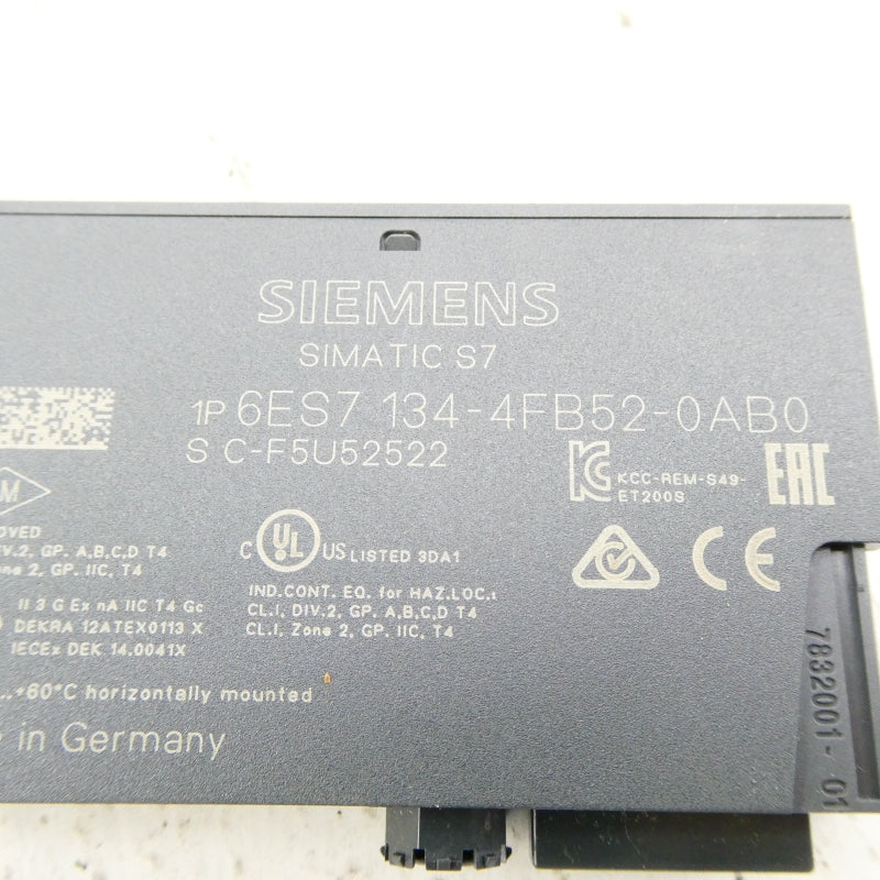 SIEMENS 6ES7134-4FB52-0AB0 NSMP