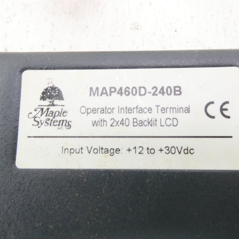MAPLE SYSTEMS MAP460D-240B 12-30VDC NSNP
