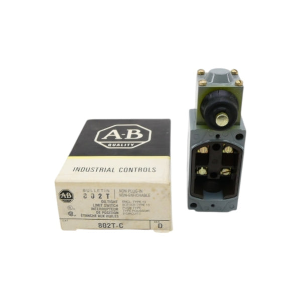 ALLEN BRADLEY 802T-C SER. D (AS PICTURED1) (BK/YL) NSMP