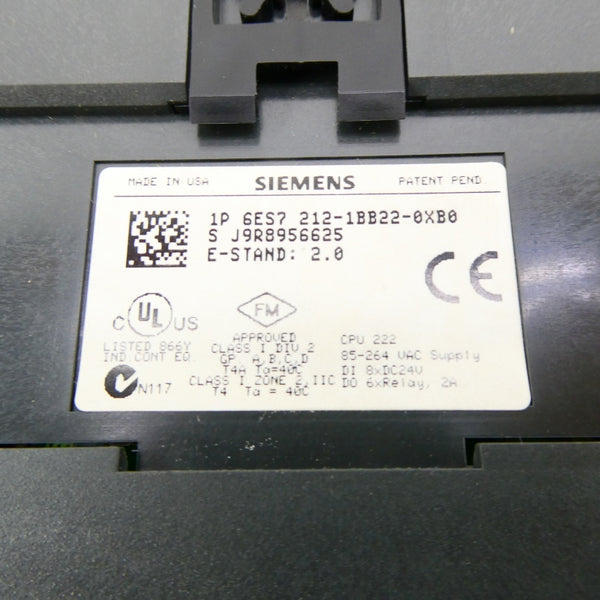 SIEMENS 6ES7212-1BB22-0XB0 85-264VAC NSMP
