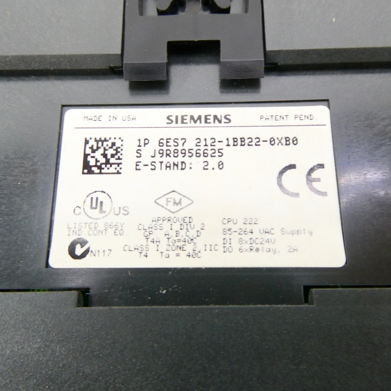 SIEMENS 6ES7212-1BB22-0XB0 85-264VAC NSMP