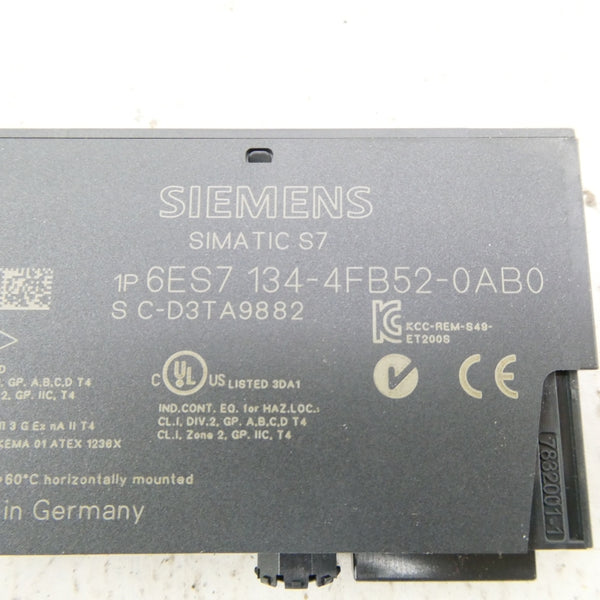 SIEMENS 6ES7134-4FB52-0AB0 NSNP