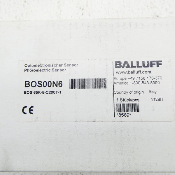 BALLUFF BOS00N6 BOS65K-5-C200T-1 NSFS
