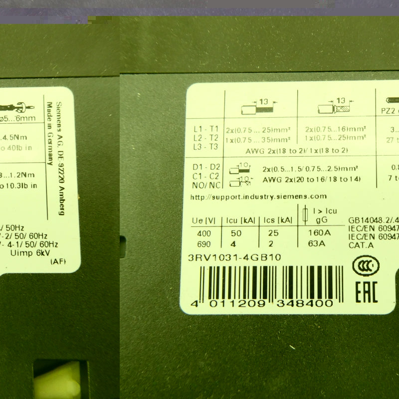 SIEMENS 3RV1031-4GB10 36-45A NSMP