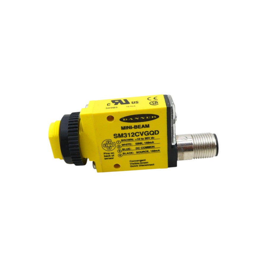 BANNER ENGINEERING SM312CVGQD 10-30VDC NSNP