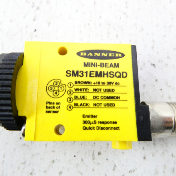 BANNER ENGINEERING SM31EMHSQD 10-30VDC NSNP