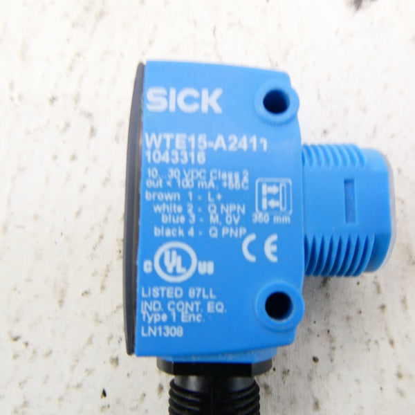 SICK WTE15-A2411 1043316 10-30VDC (AS PICTURED) NSNP