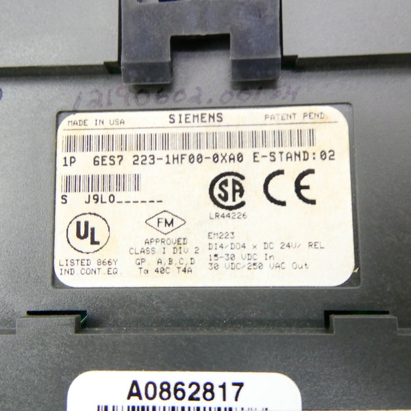 SIEMENS 6ES7223-1HF00-0XA0 15-30VDC NSNP
