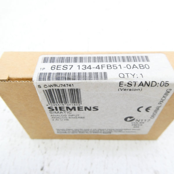 SIEMENS 6ES7134-4FB51-0AB0 NSFS