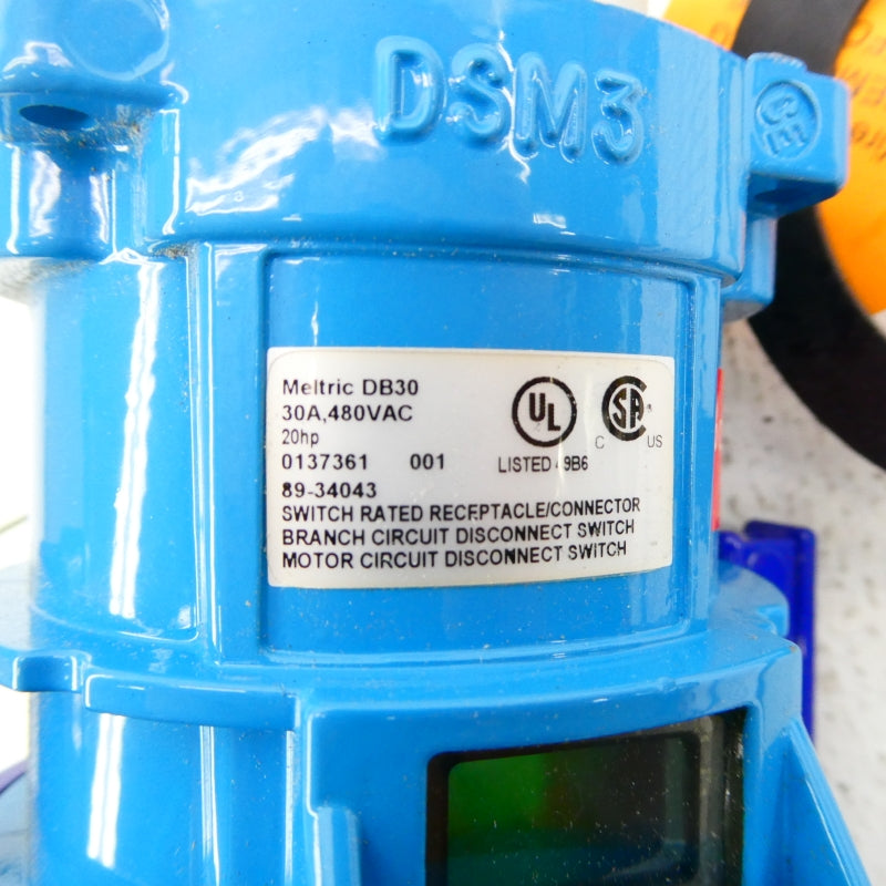 MELTRIC 89-34043 DB30 480VAC 30A NSMP