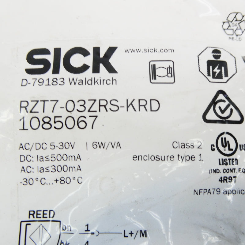 SICK RZT7-03ZRS-KRD 1085067 5-30VAC/DC NSMP