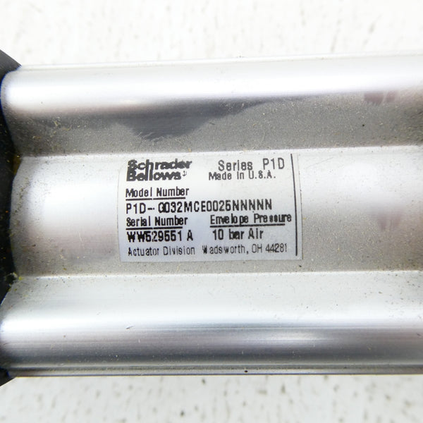 SCHRADER BELLOWS P1D-G032MCE0025NNNNN NSNP