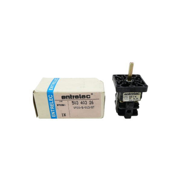 ENTRELEC VY10/S/013/ST 50340326 600VAC 10A (AS PICTURED) NSMP
