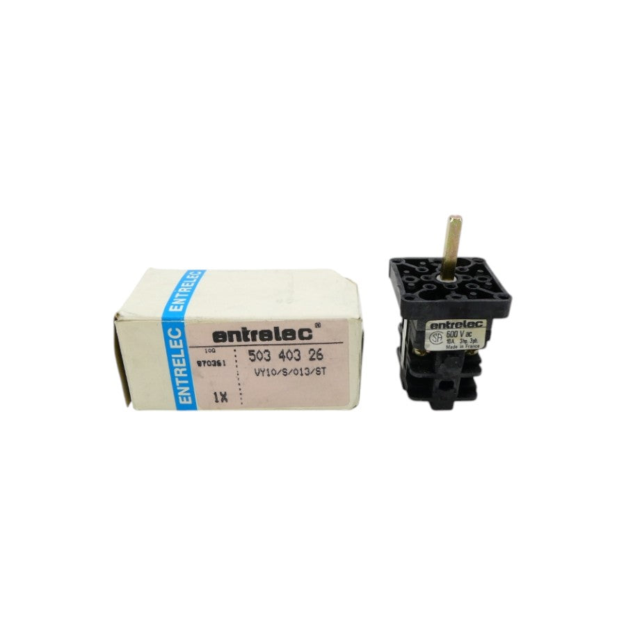 ENTRELEC VY10/S/013/ST 50340326 600VAC 10A (AS PICTURED) NSMP