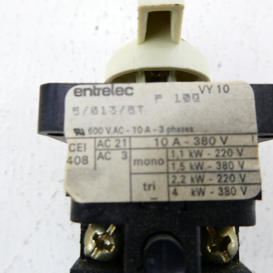 ENTRELEC VY10 5/013/8T 600VAC 10A NSNP
